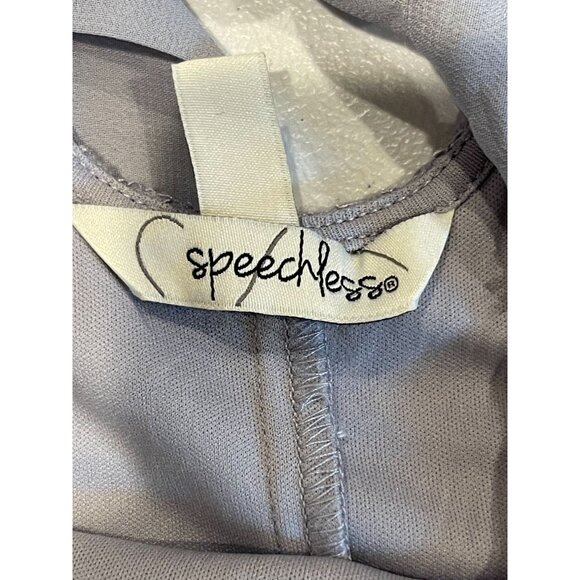 Speechless Womens Fit & Flare Dress Floral All Lace Sleeveless Light Blue Medium - Picture 6 of 9